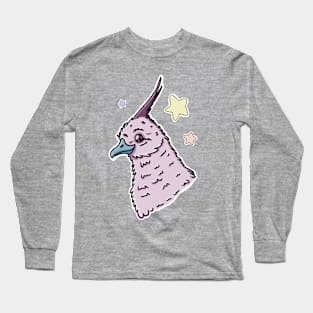 Crested Pigeon || Pretty in Pastels Long Sleeve T-Shirt